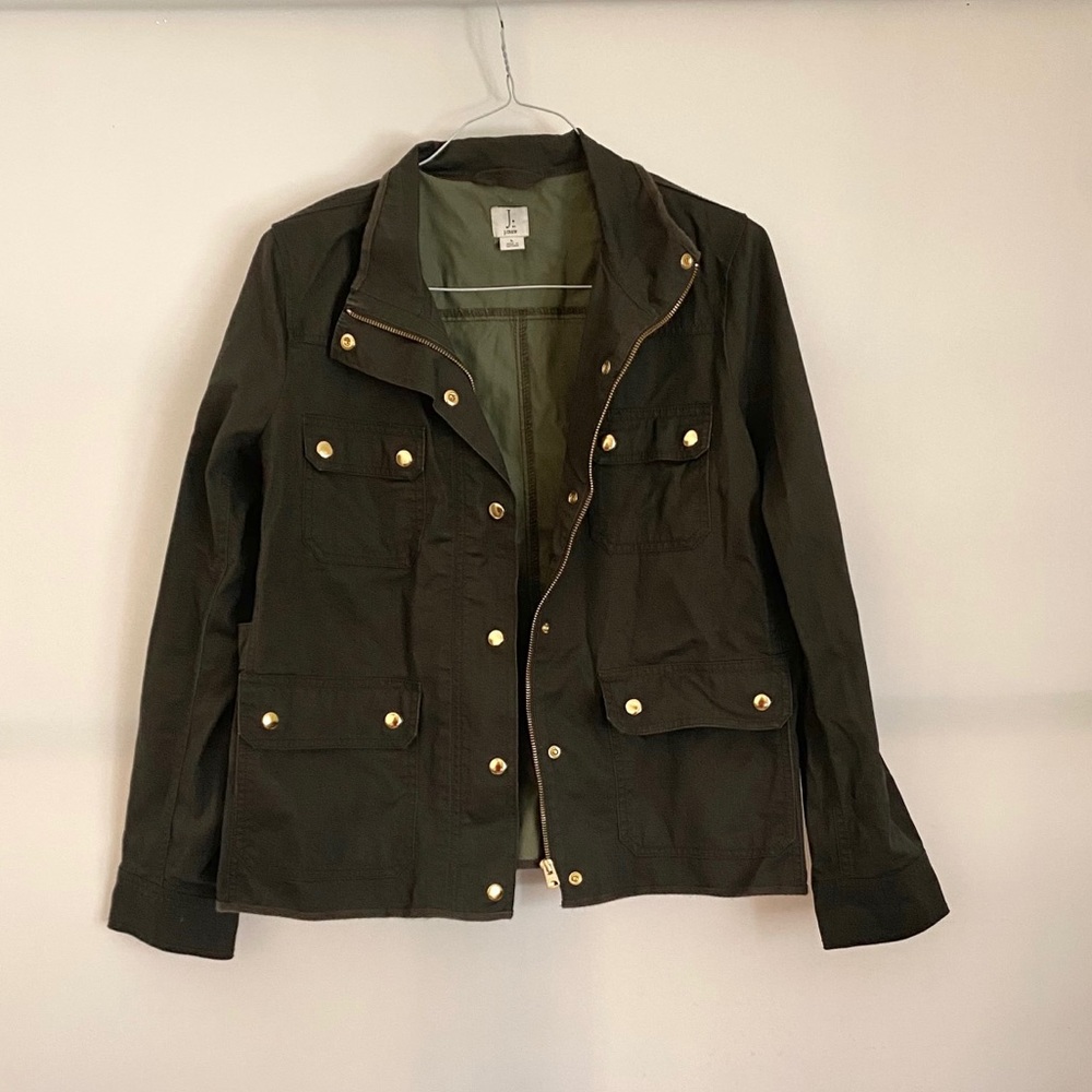J. Crew Buttoned Lightweight jacket